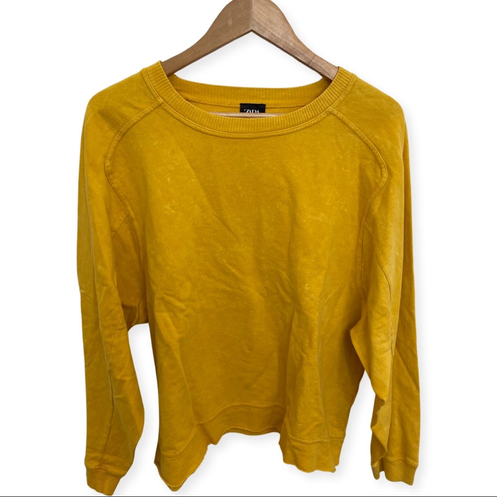 Happy yellow Zara Top💛